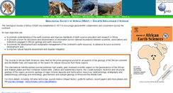 Desktop Screenshot of geologicalsocietyofafrica.org