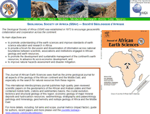 Tablet Screenshot of geologicalsocietyofafrica.org